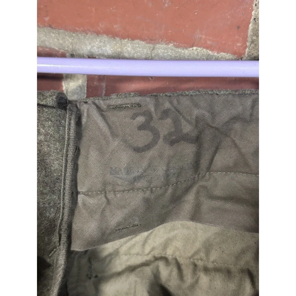 Vintage 60s German Military Bottoms Pants K. Begemann 8405-12-130-5782 Size 32